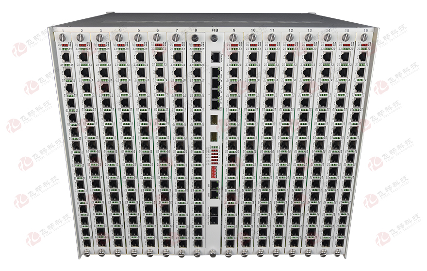 飛暢科技-960路電話光端機(jī)（8U 19英寸，SFP 1+1光備份）